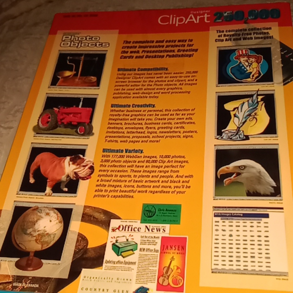 Designer clipart computer program